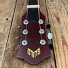 SOLD - Guild D25CH with added pickup system 1980 Cherry Red - Mahar's Vintage Guitars