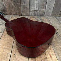 SOLD - Guild D25CH with added pickup system 1980 Cherry Red - Mahar's Vintage Guitars