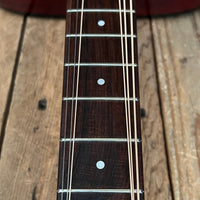 SOLD - Guild D25CH with added pickup system 1980 Cherry Red - Mahar's Vintage Guitars