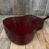 SOLD - Guild D25CH with added pickup system 1980 Cherry Red - Mahar's Vintage Guitars