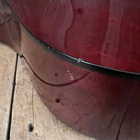 SOLD - Guild D25CH with added pickup system 1980 Cherry Red - Mahar's Vintage Guitars