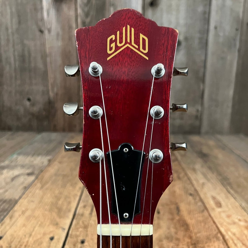 SOLD - Guild S - 90 1973 Cherry - Mahar's Vintage Guitars