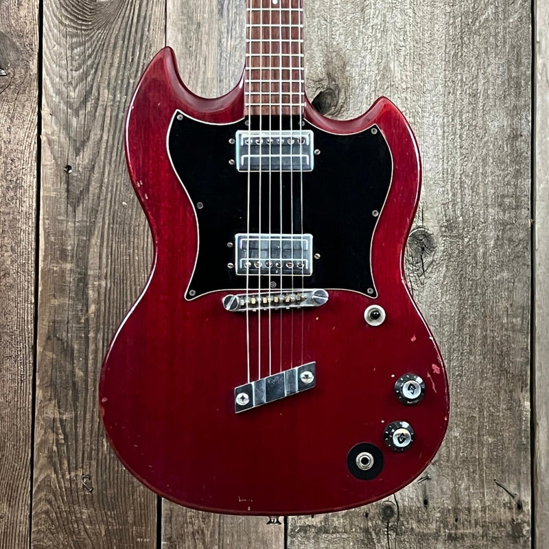 SOLD - Guild S - 90 1973 Cherry - Mahar's Vintage Guitars