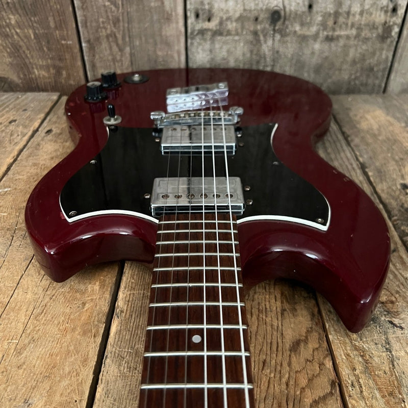 SOLD - Guild S - 90 1973 Cherry - Mahar's Vintage Guitars
