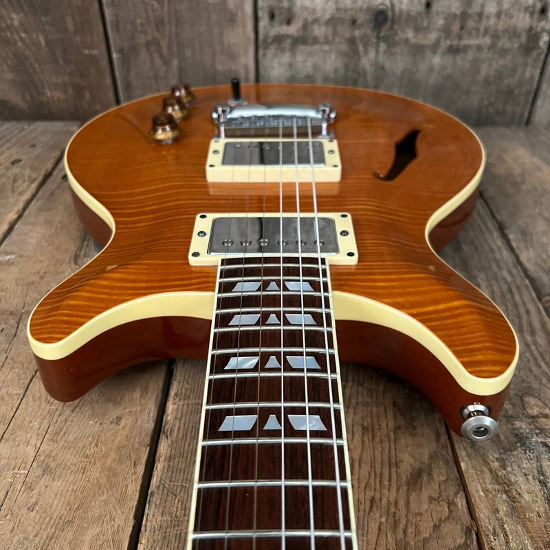 SOLD - Hamer Artist Custom 2004 Amber - Mahar's Vintage Guitars