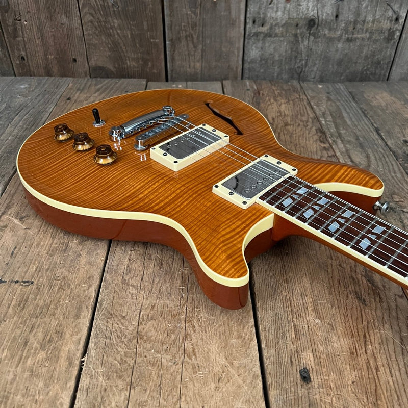 SOLD - Hamer Artist Custom 2004 Amber - Mahar's Vintage Guitars