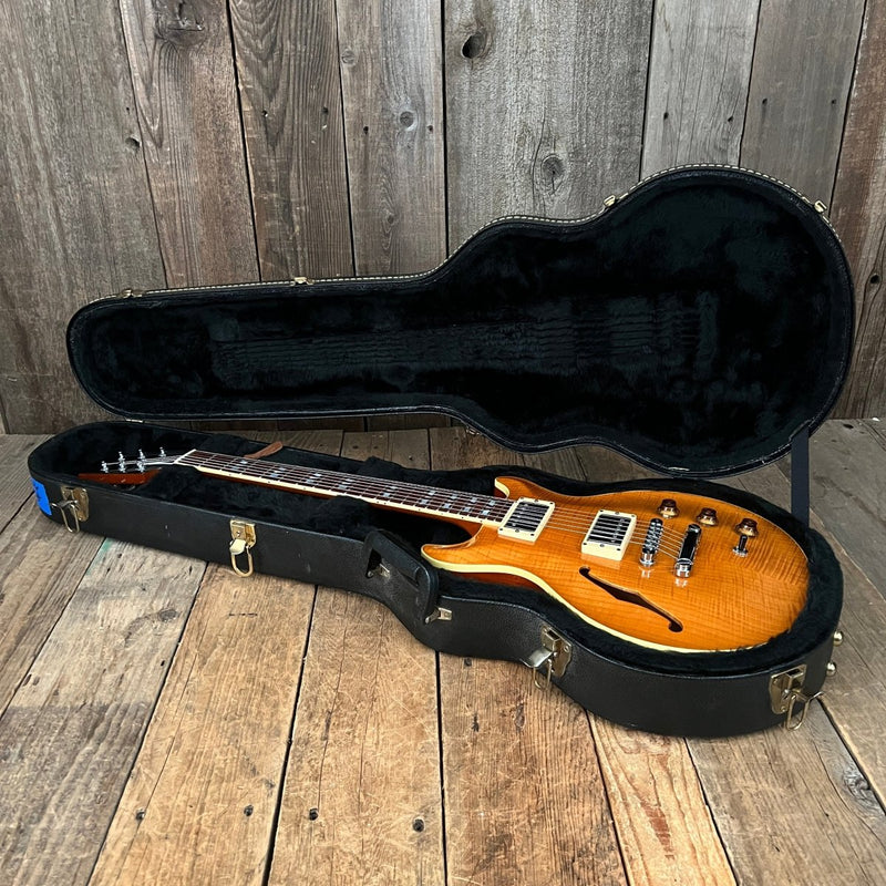 SOLD - Hamer Artist Custom 2004 Amber - Mahar's Vintage Guitars