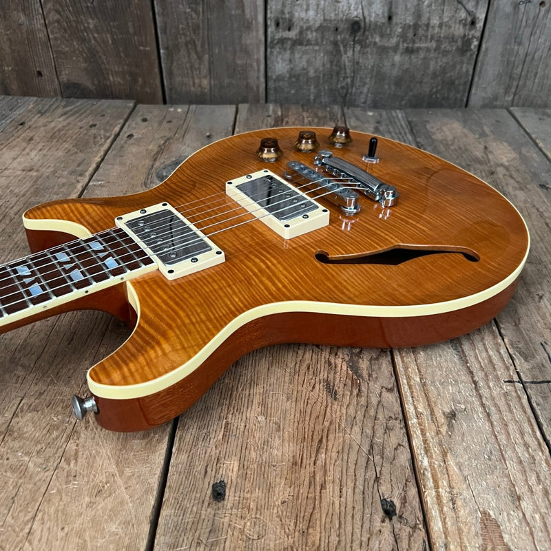SOLD - Hamer Artist Custom 2004 Amber - Mahar's Vintage Guitars
