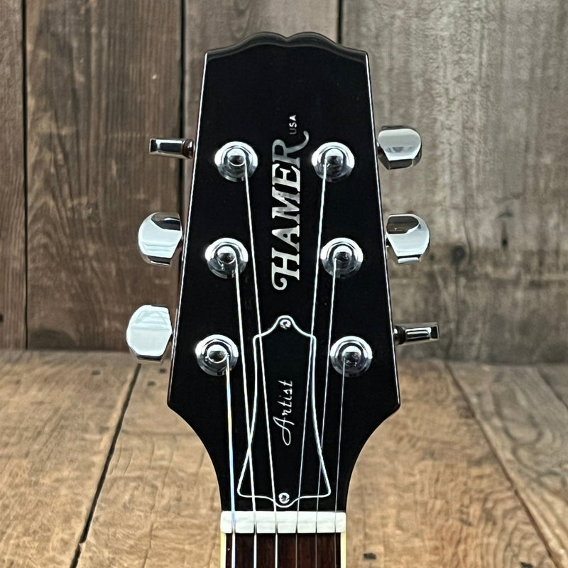 SOLD - Hamer Artist Custom 2004 Amber - Mahar's Vintage Guitars