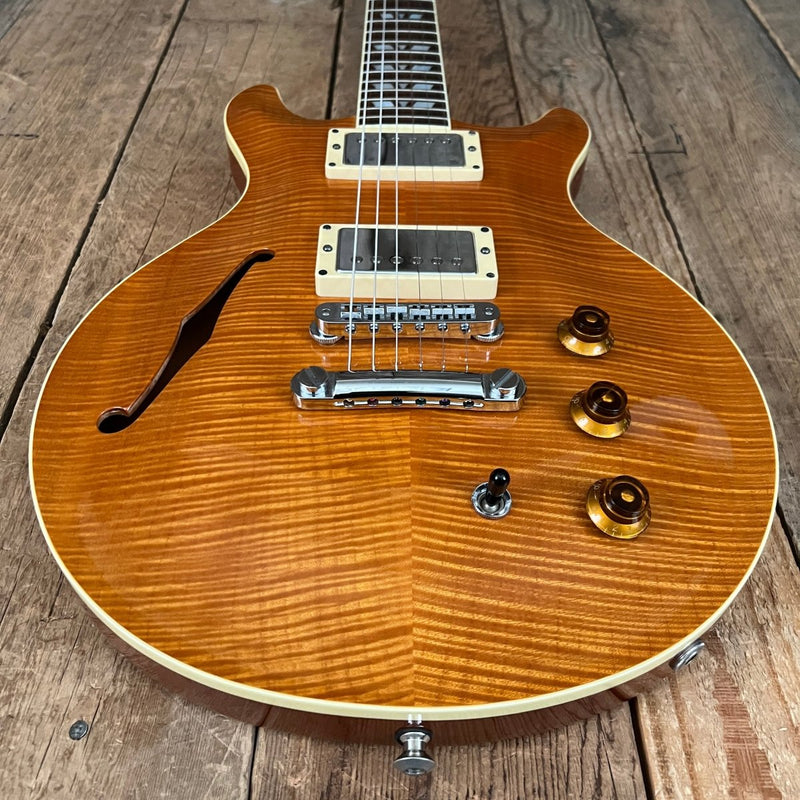 SOLD - Hamer Artist Custom 2004 Amber - Mahar's Vintage Guitars