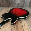 SOLD - Harmony H - 66 Vibra Jet 1963 Red Burst - Mahar's Vintage Guitars
