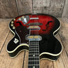 SOLD - Harmony H - 66 Vibra Jet 1963 Red Burst - Mahar's Vintage Guitars