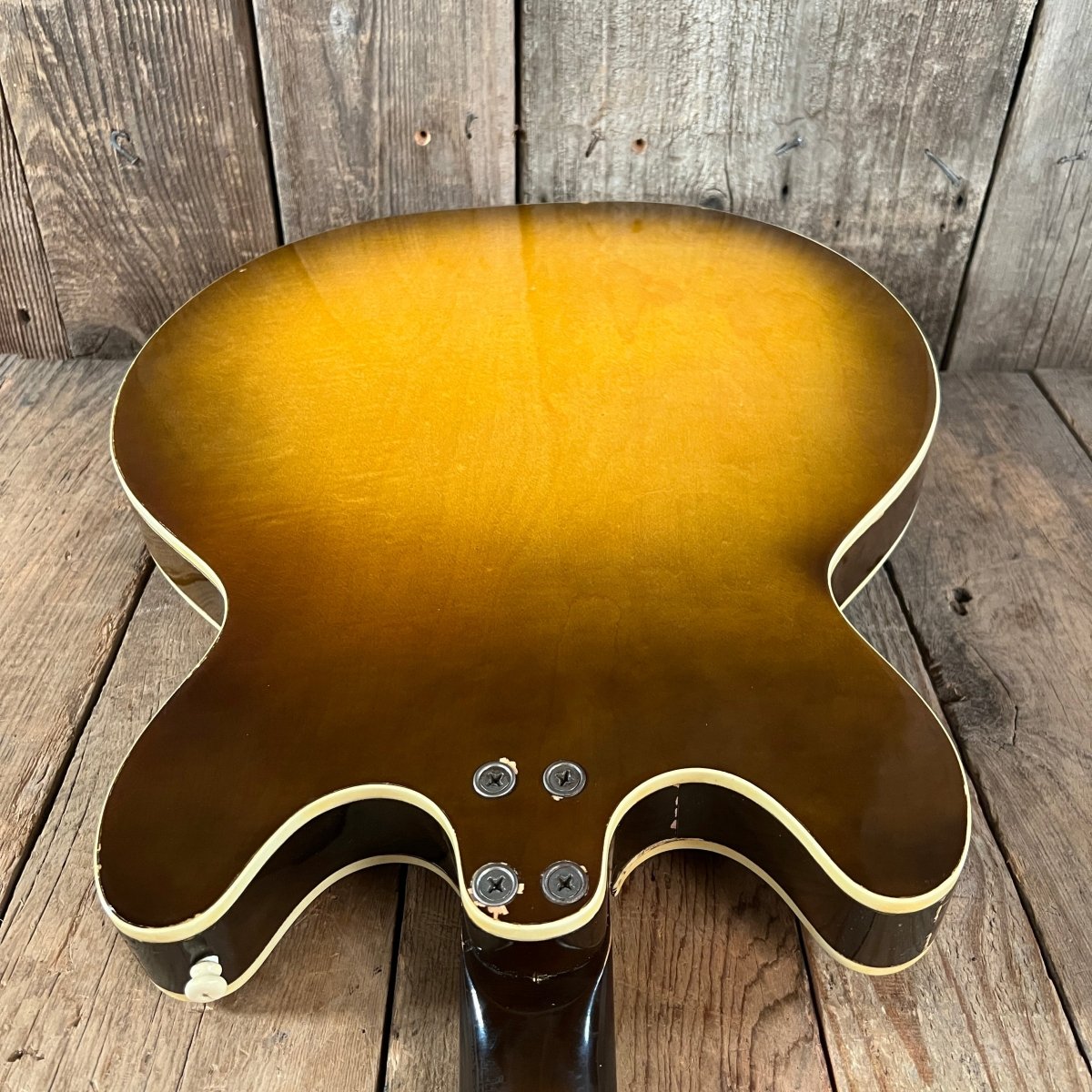 Harmony H-75 1960 through 1963 Honey Burst – Mahar's Vintage Guitars