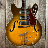 SOLD - Harmony H - 75 1960 through 1963 Honey Burst - Mahar's Vintage Guitars