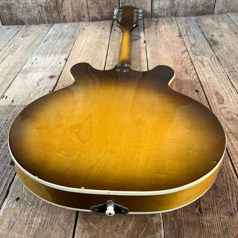 SOLD - Harmony H - 75 1960 through 1963 Honey Burst - Mahar's Vintage Guitars