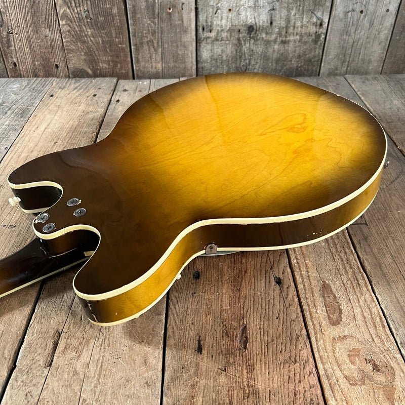 SOLD - Harmony H - 75 1960 through 1963 Honey Burst - Mahar's Vintage Guitars