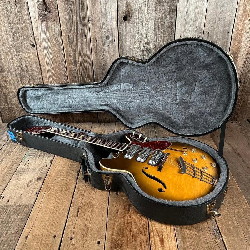 SOLD - Harmony H - 75 1960 through 1963 Honey Burst - Mahar's Vintage Guitars