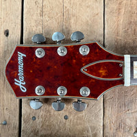 SOLD - Harmony H - 77 Redburst 1963 with Bigsby - Mahar's Vintage Guitars