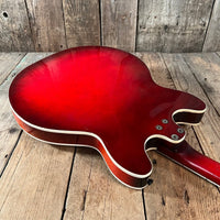 SOLD - Harmony H - 77 Redburst 1963 with Bigsby - Mahar's Vintage Guitars