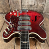 SOLD - Harmony H - 77 Redburst 1963 with Bigsby - Mahar's Vintage Guitars