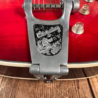 SOLD - Harmony H - 77 Redburst 1963 with Bigsby - Mahar's Vintage Guitars