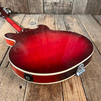 SOLD - Harmony H - 77 Redburst 1963 with Bigsby - Mahar's Vintage Guitars
