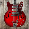SOLD - Harmony H - 77 Redburst 1963 with Bigsby - Mahar's Vintage Guitars