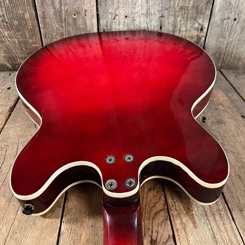 SOLD - Harmony H - 77 Redburst 1963 with Bigsby - Mahar's Vintage Guitars