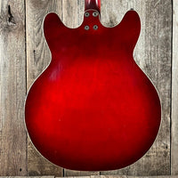SOLD - Harmony H - 77 Redburst 1963 with Bigsby - Mahar's Vintage Guitars