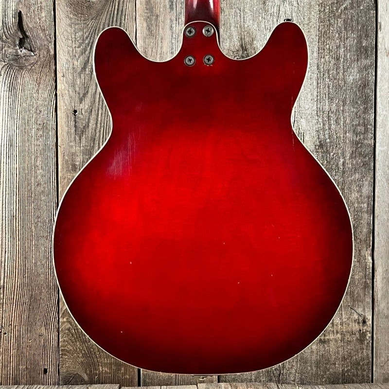 SOLD - Harmony H - 77 Redburst 1963 with Bigsby - Mahar's Vintage Guitars