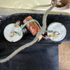 SOLD - Harmony H2 Lap Steel 1962 White MOTS Pearloid - Mahar's Vintage Guitars