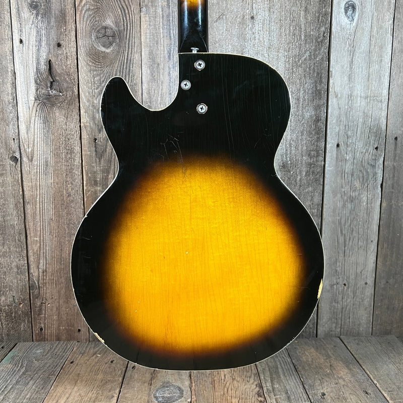 SOLD - Harmony Meteor H - 70 1959 Sunburst - Mahar's Vintage Guitars