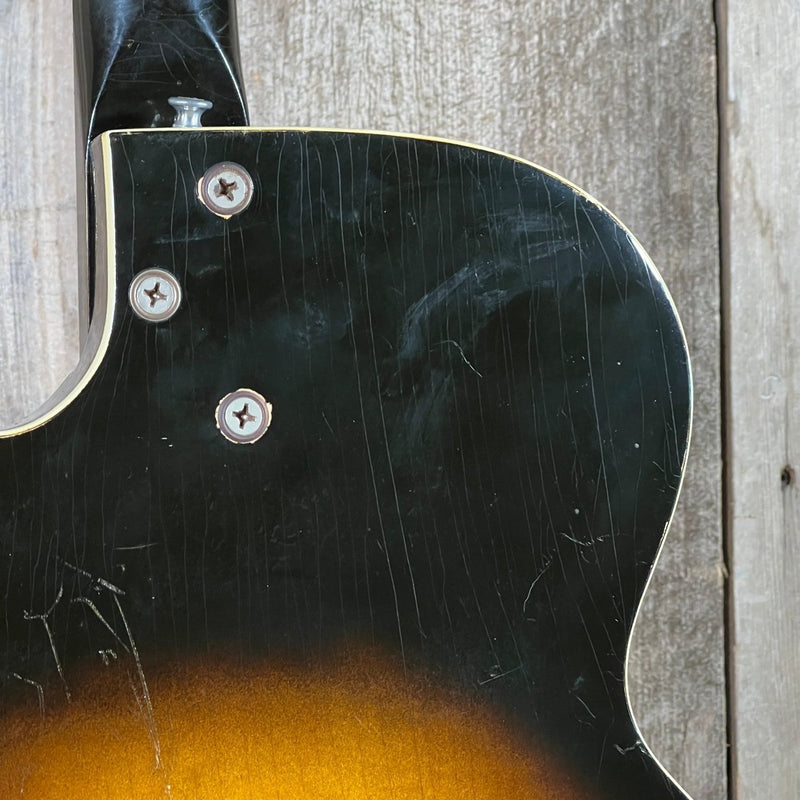 SOLD - Harmony Meteor H - 70 1959 Sunburst - Mahar's Vintage Guitars