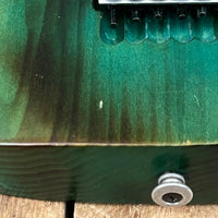 SOLD - Ibanez 1996 JEM7 Burnt Stained Blue Steve Vai - Mahar's Vintage Guitars