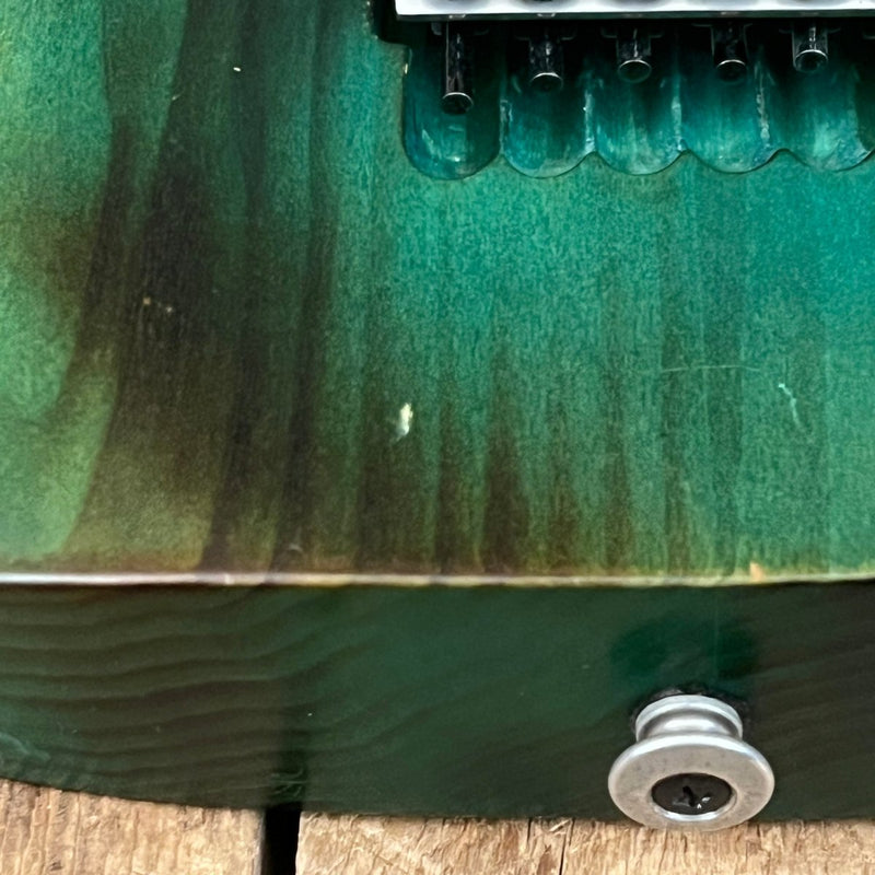 SOLD - Ibanez 1996 JEM7 Burnt Stained Blue Steve Vai - Mahar's Vintage Guitars