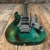 SOLD - Ibanez 1996 JEM7 Burnt Stained Blue Steve Vai - Mahar's Vintage Guitars