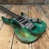 SOLD - Ibanez 1996 JEM7 Burnt Stained Blue Steve Vai - Mahar's Vintage Guitars