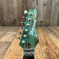 SOLD - Ibanez 1996 JEM7 Burnt Stained Blue Steve Vai - Mahar's Vintage Guitars