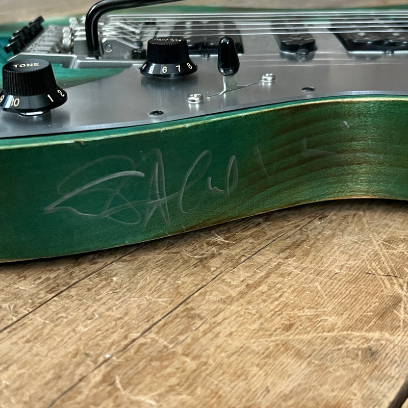 SOLD - Ibanez 1996 JEM7 Burnt Stained Blue Steve Vai - Mahar's Vintage Guitars