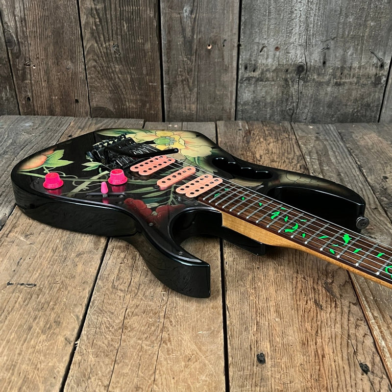 SOLD - Ibanez JEM 77 FP Steve Vai Signature 1988 Floral Pattern - Mahar's Vintage Guitars