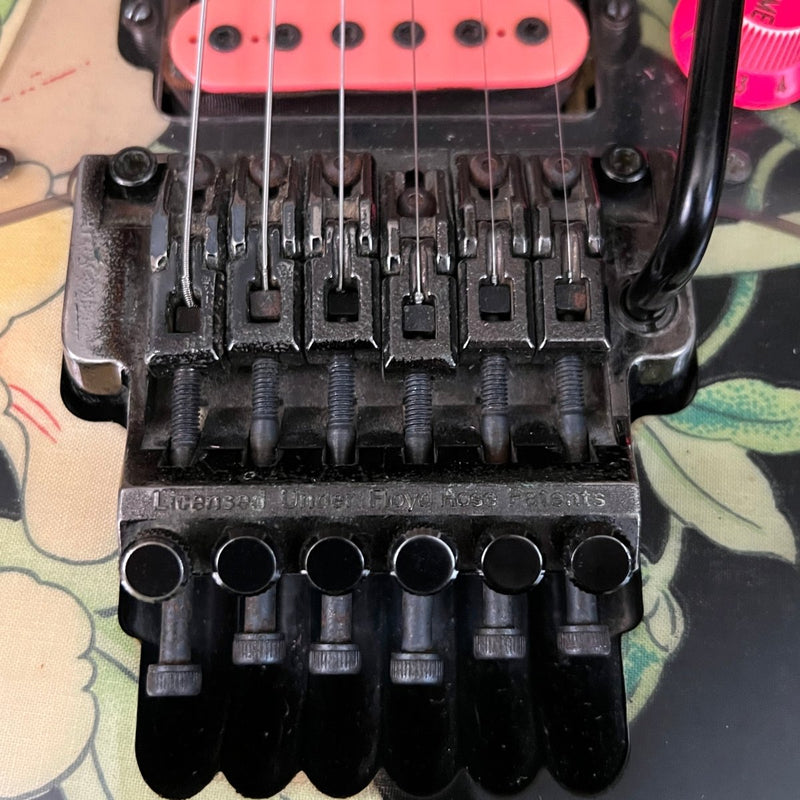 SOLD - Ibanez JEM 77 FP Steve Vai Signature 1988 Floral Pattern - Mahar's Vintage Guitars