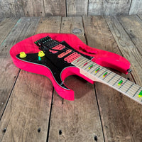 SOLD - Ibanez JEM777 - SK Limited Ed 30th Anniversary Mint 2017 Shocking Pink - Mahar's Vintage Guitars
