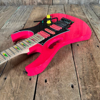 SOLD - Ibanez JEM777 - SK Limited Ed 30th Anniversary Mint 2017 Shocking Pink - Mahar's Vintage Guitars