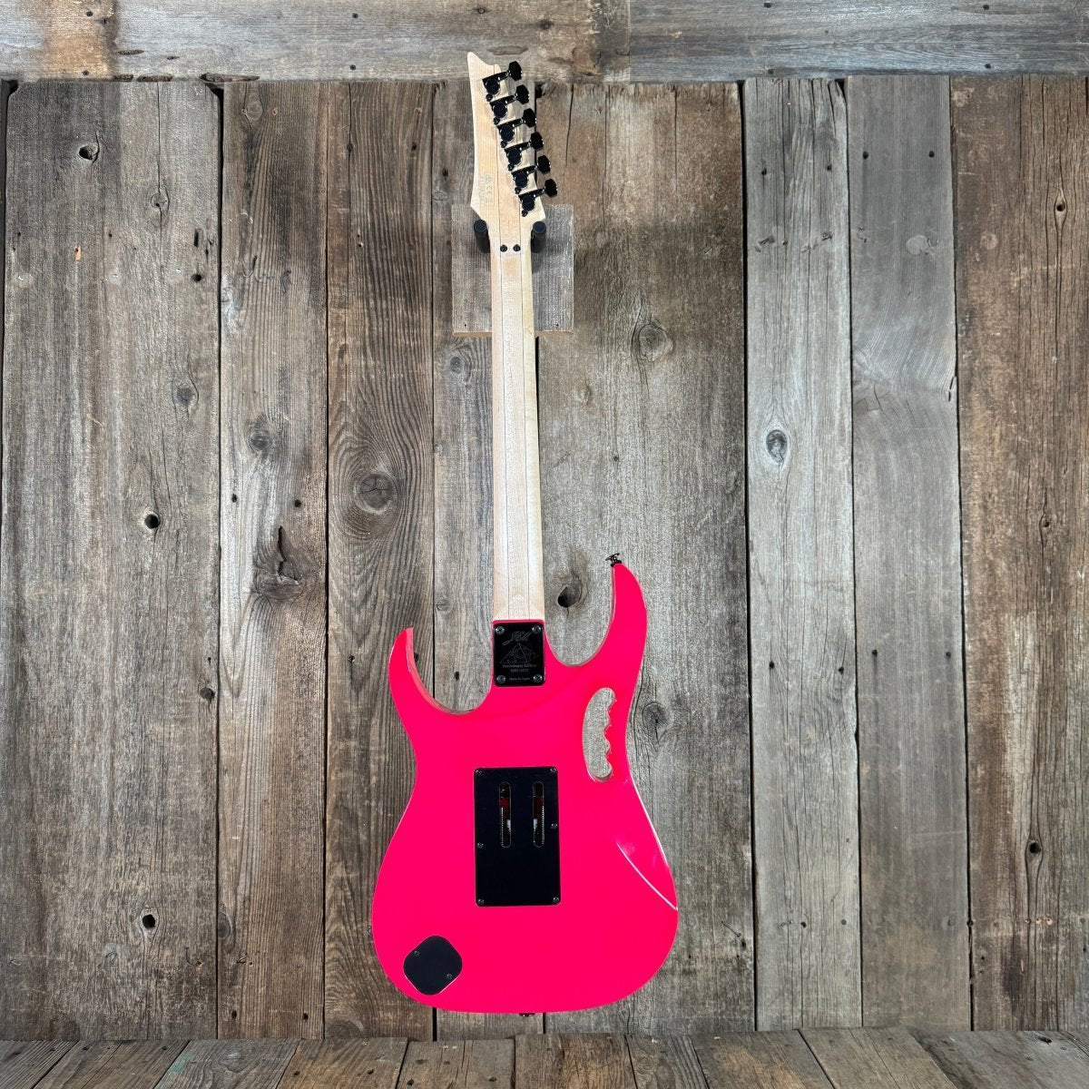 SOLD - Ibanez JEM777 - SK Limited Ed 30th Anniversary Mint 2017 Shocking Pink - Mahar's Vintage Guitars