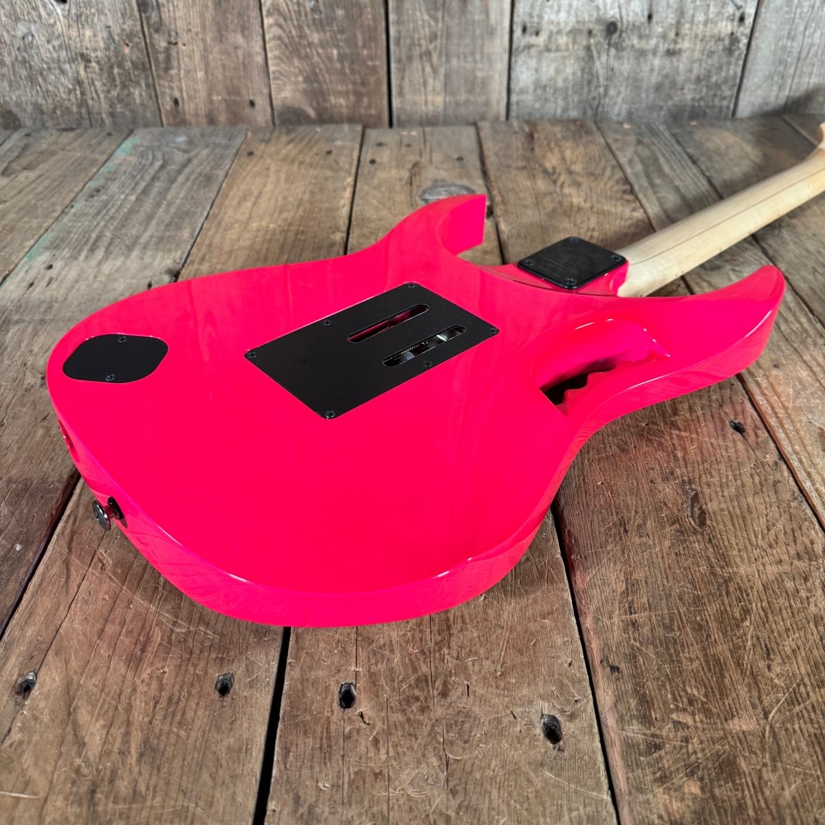 SOLD - Ibanez JEM777 - SK Limited Ed 30th Anniversary Mint 2017 Shocking Pink - Mahar's Vintage Guitars