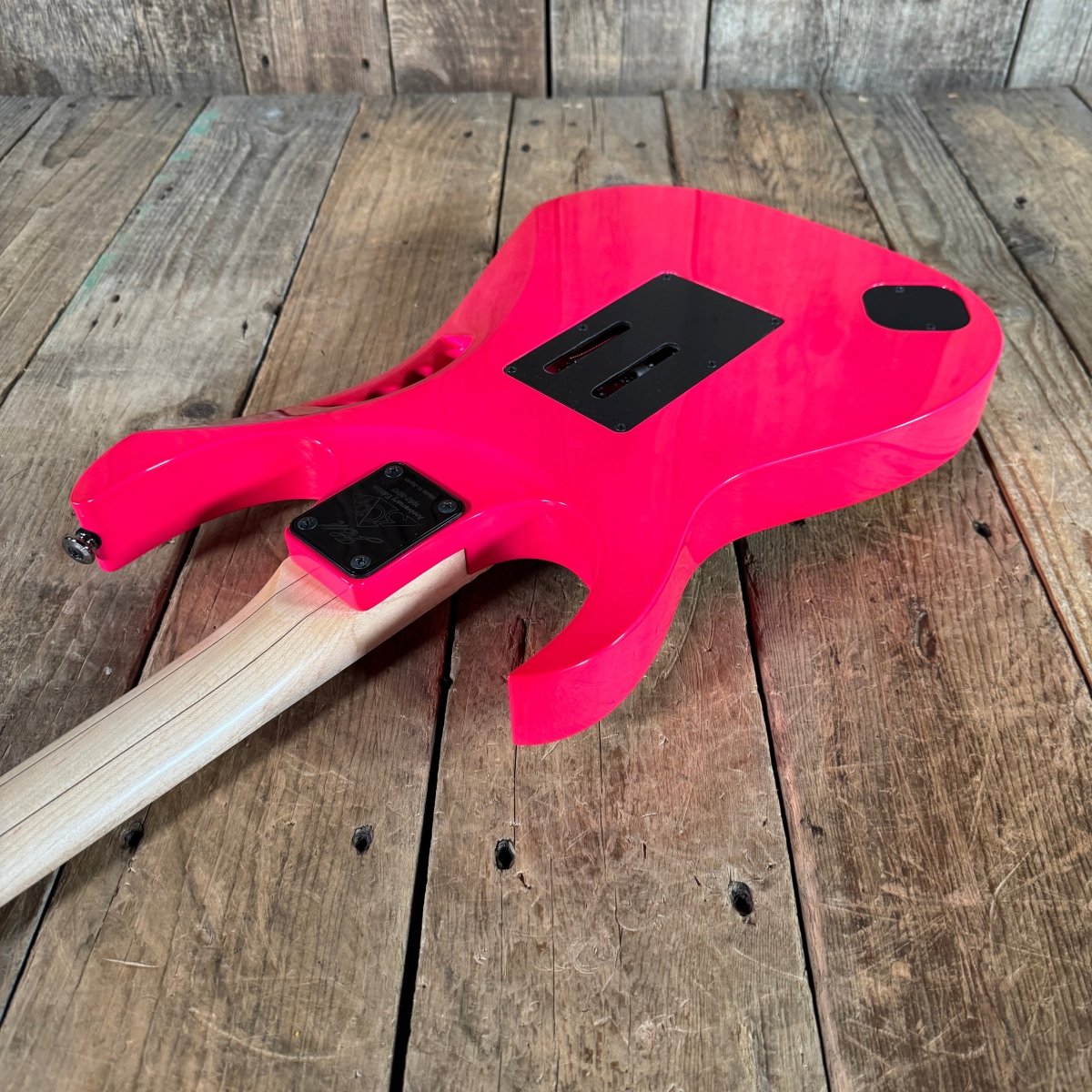 SOLD - Ibanez JEM777 - SK Limited Ed 30th Anniversary Mint 2017 Shocking Pink - Mahar's Vintage Guitars