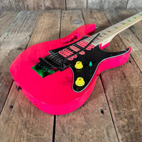 SOLD - Ibanez JEM777 - SK Limited Ed 30th Anniversary Mint 2017 Shocking Pink - Mahar's Vintage Guitars