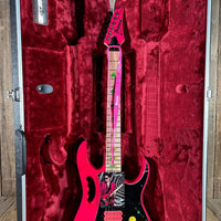 SOLD - Ibanez JEM777 - SK Limited Ed 30th Anniversary Mint 2017 Shocking Pink - Mahar's Vintage Guitars