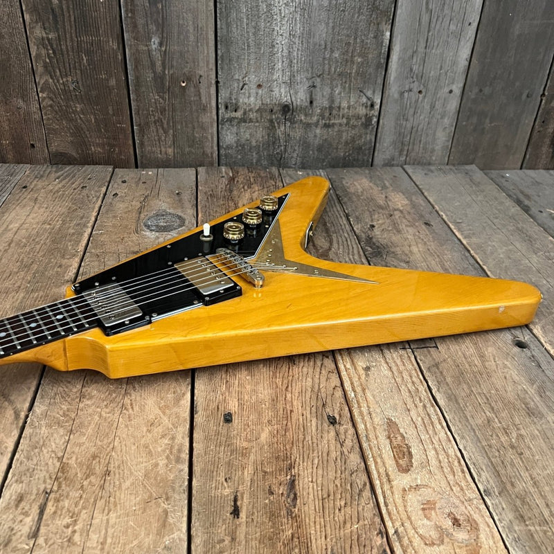 SOLD - Ibanez Rocket Roll Flying V Model 2387CT Custom 1976 - Mahar's Vintage Guitars