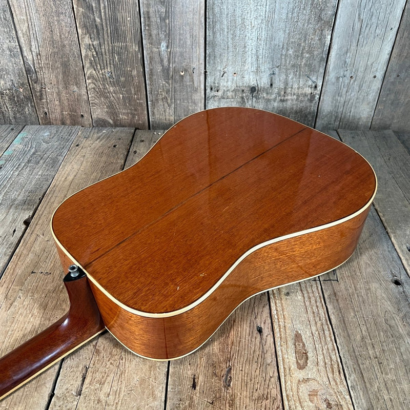 SOLD - James E Patterson Dreadnought Acoustic Guitar D - 41 Style 2001 Natural - Mahar's Vintage Guitars